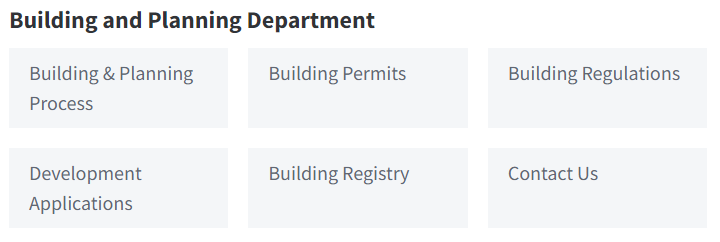 Featured links example