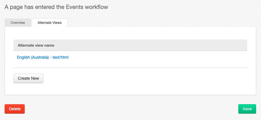Email templates alternative views tab