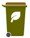 green waste bin icon