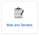 Bids and Tenders icon