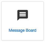 Message board icon