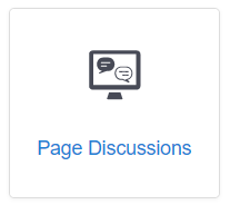 Page discussions icon