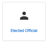 Elected officials icon