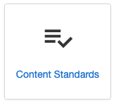 content standards icon