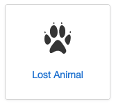 lost animal icon