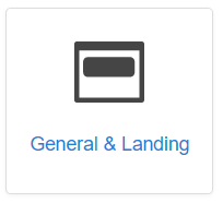 General and landing icon