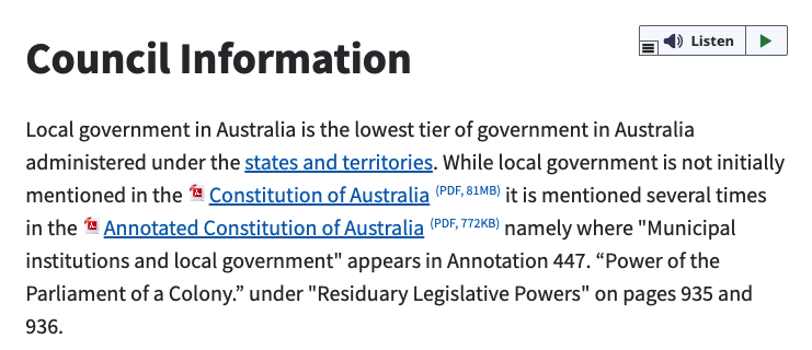 an example of document links in body text